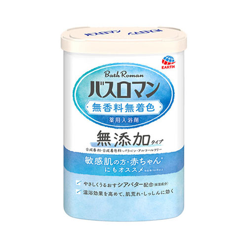 アース製薬 バスロマン 無添加タイプ 無香料無着色 【お湯色】無色透明