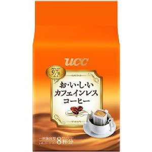 UCC おいしいカフェインレスコーヒー ドリップコーヒー 8杯分 - 健康