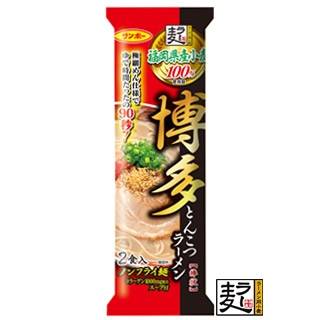 サンポー 棒状 博多とんこつラーメン 福岡県産小麦使用 203g 2人前（棒