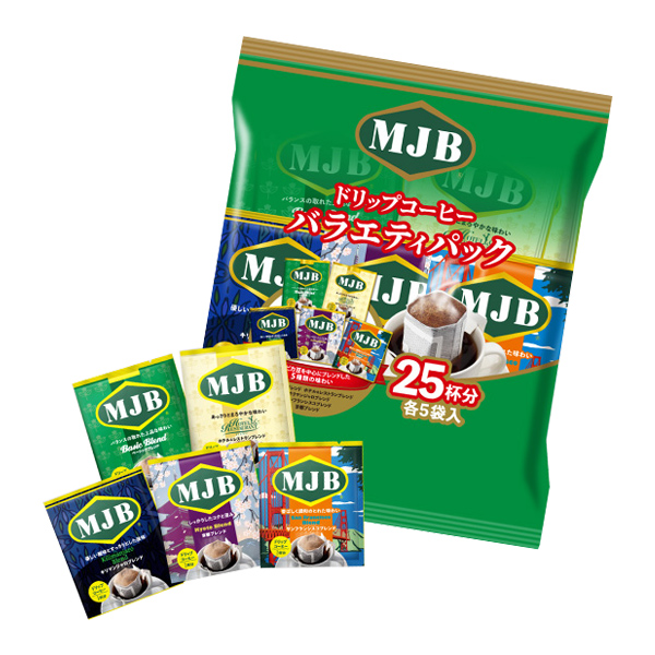 共栄製茶 MJB ドリップコーヒーバラエティパック 25p(8g×25p) - 健康