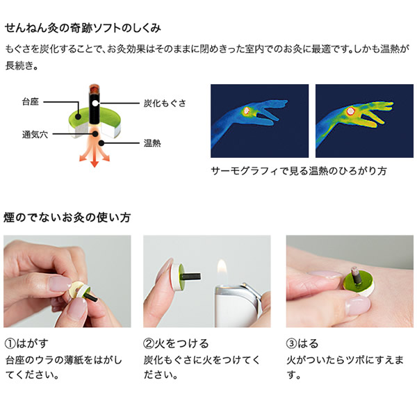 せんねん灸の奇跡 ソフト 200点入 - 健康エクスプレス