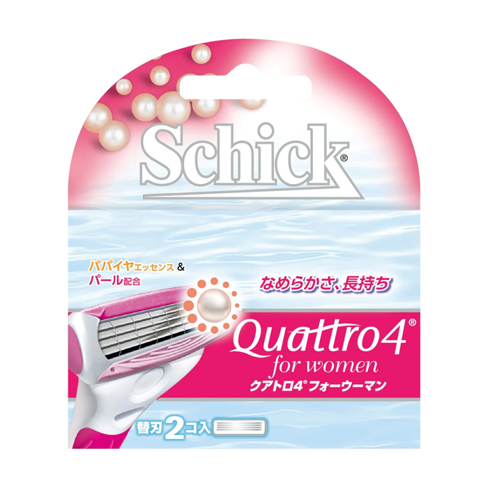 Schick シック クアトロ4 フォーウーマン替刃(2個入)(女性用