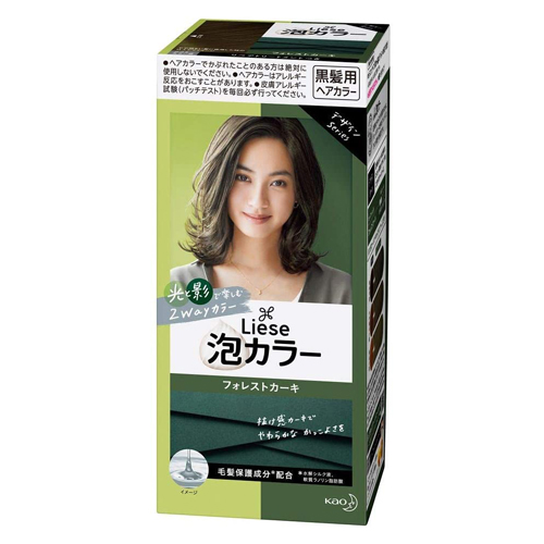 花王 リーゼ 泡カラー フォレストカーキ 本体 108ml ヘアカラー - 健康