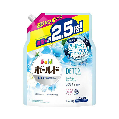 P&G]ボールド 洗濯洗剤 液体 洗濯水をデトックス フレッシュピュア