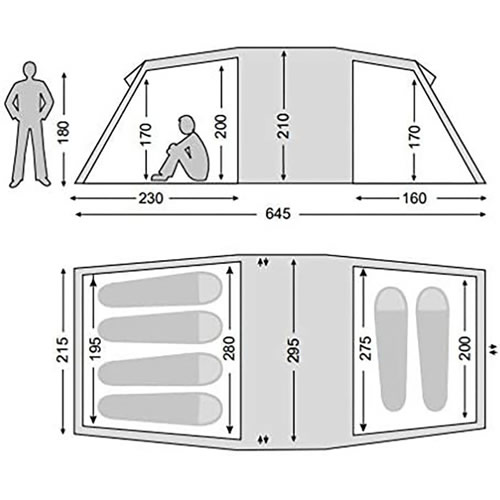 国内正規品】NORDISK ノルディスク Reisa 6 PU Tent Beige With Brown Skirt-SM【122075】(レイサ6  テント トンネルテント 6人用 ベージュ) - 健康エクスプレス