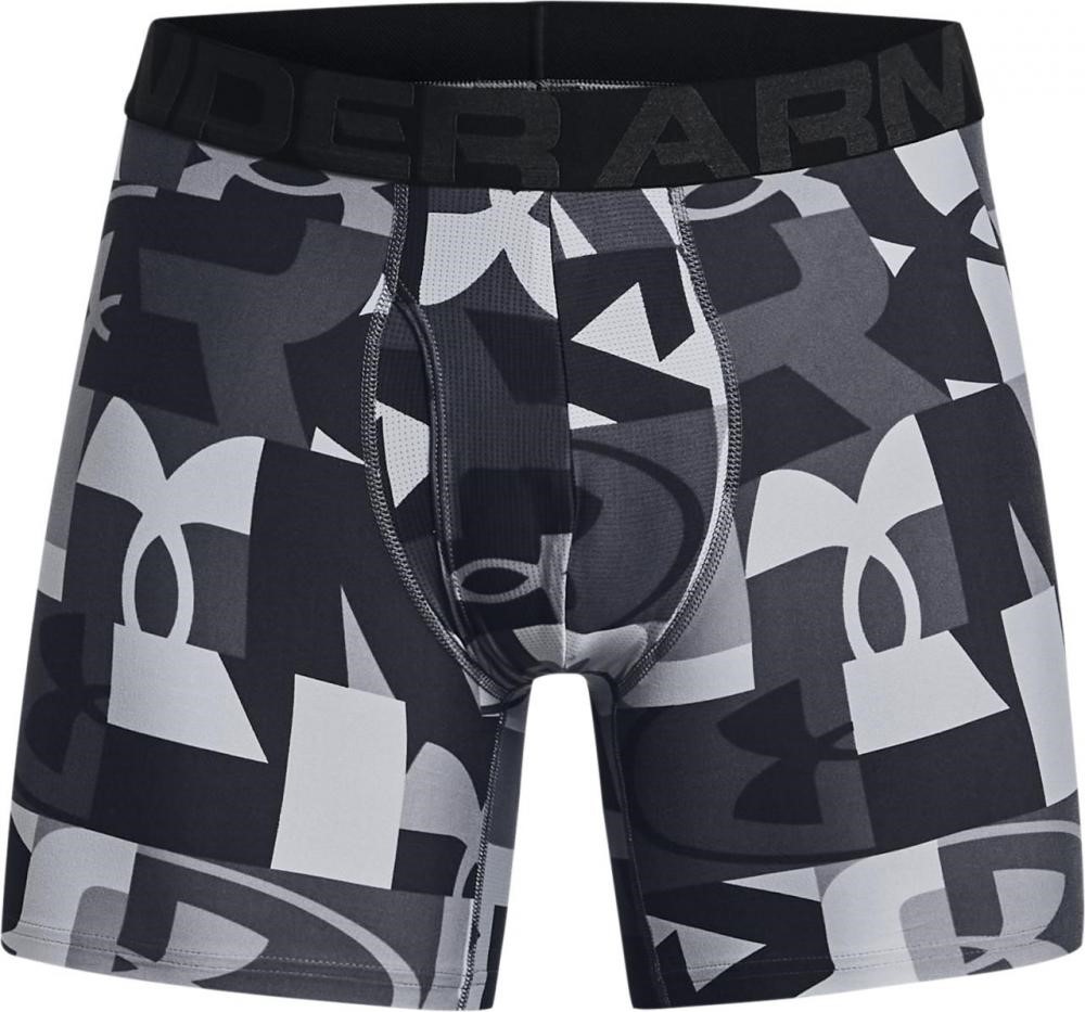 UNDER ARMOUR アンダーアーマー UA Tech 6in 2 Pack Novelty ボクサーパンツ 2枚セット  モッドグレー×アカデミー(013)[1363621] (アンダーウエア トレーニング エクササイズ スポーツウェア 運動) - 健康エクスプレス