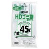 [シモジマ] HDゴミ袋 半透明 45L 10枚入 6603801