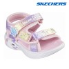 【送料無料】SKECHERS スケッチャーズ ガールズ サンダル Unicorn Dreams-Majestic Bliss カジュアル シューズ ライトアップ キラキラ 光る ユニコーン キッズ 軽量 ライトアップサンダル 302682N