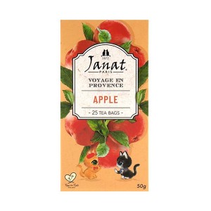 Janat ジャンナッツ プロヴァンスシリーズ アップル(50g) x1個(ティーバック 紅茶 フレーバーティ)