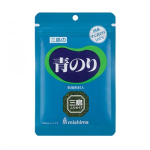 【ゆうパケット配送対象】[三島食品]青のり 3.2gx1個(国産すじ青海苔100% 焼きそば たこ焼き お好み焼き)(ポスト投函 追跡ありメール便)