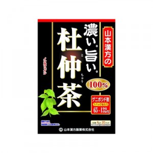 山本漢方製薬  濃くて旨い 杜仲茶100% ティーバッグ (4g×20包)