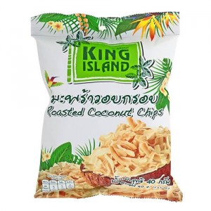 オーバーシーズ キングアイランド ココナッツチップス 40g x24個