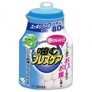 小林製薬 噛むブレスケア スッキリクールミント 80粒