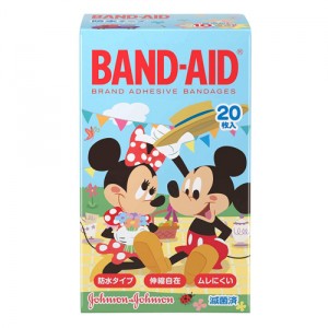 BAND-AID(バンドエイド) キャラクター ディズニーのなかまたち 20枚 ばんそうこう