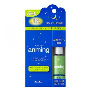 【ゆうパケット配送対象】日本香堂 アンミング anming リネンミスト 15ml(ポスト投函 追跡ありメール便)