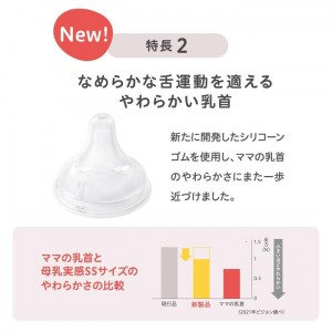 ピジョン 母乳実感 乳首 新生児 SSサイズ 1個入り(赤ちゃん ベビー用品)