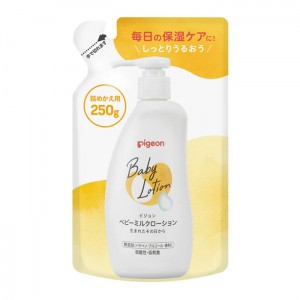 ピジョン ベビーミルクローション 詰めかえ用 250g 弱酸性・低刺激 生まれたその日から(赤ちゃん ベビー用品)