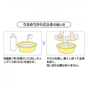 ピジョンタヒラ ハビナース うるおうからだふき 液体タイプ ウッディフローラルの香り 400ml(入浴できない時に 清拭料)