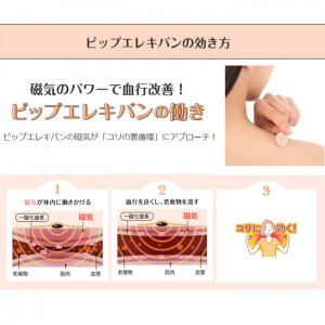 【ゆうパケット配送対象】 ピップエレキバン130 磁気治療器 コリ 血行改善 72粒(ポスト投函 追跡ありメール便)