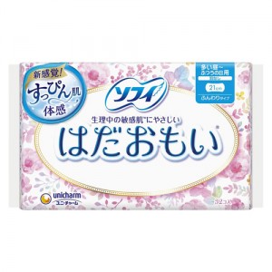 ユニ・チャーム ソフィ はだおもい ふつうの日用 羽なし 32枚