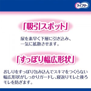 ユニチャーム ライフリー 一晩中あんしん尿とりパッド 4回分 42枚入り(介護用品 大人用おむつ)