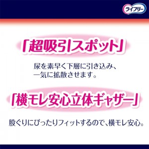 ユニチャーム ライフリー 一晩中あんしん尿とりパッド超スーパー 10回分 18枚入り(介護用品 大人用おむつ)