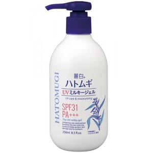 [熊野油脂]麗白 ハトムギUVミルキージェル 250mL (麗白)