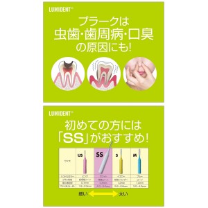 【数量限定・ゆうパケット送料無料】歯科医院専用 歯間ブラシ クルツァー ルミデント 歯間ブラシ I字型 CAD/CAM冠 5本入り Mサイズ(ウレタンコートワイヤー 抗菌キャップ付き セラミック ハイブリッドレジン)(ポスト投函 追跡ありメール便)