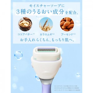 Schick シック イントゥイション もっちり肌 替刃(3個入)(女性用 顔そり 剃刀 かみそり 髭剃り ひげそり)