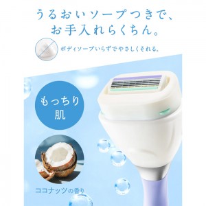 Schick シック イントゥイション もっちり肌 替刃(3個入)(女性用 顔そり 剃刀 かみそり 髭剃り ひげそり)