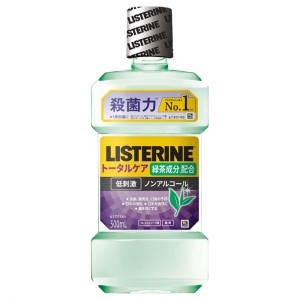 JNTLコンシューマーヘルス 薬用リステリン トータルケア グリーンティー 500ml(洗口液 口腔ケア 低刺激 ノンアルコール)