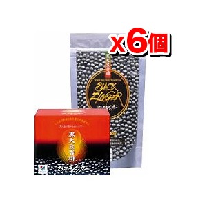 ブラックジンガー 黒大豆香琲 (ファミリータイプ)120g 【6個set】