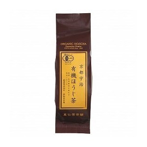 童仙房茶舗 京都宇治 有機ほうじ茶 120g【自然食品 美容 ヘルシー食材 オーガニック】