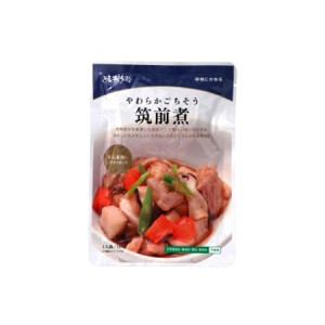 【ゆうパケット配送対象】[味千汐路]やわらかごちそう 筑前煮 100g(レトルト食品 介護食にも 具だくさん 国内産だし)(ポスト投函 追跡ありメール便)