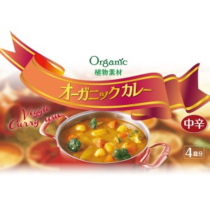 [創健社]植物素材オーガニックカレー中辛 100g（カレールー）（カレールウ）（固形）