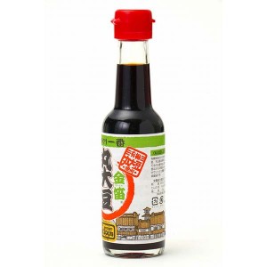 笛木醤油 金笛 丸大豆しょうゆ 150ml