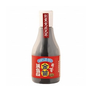 笛木醤油 金笛減塩醤油ボトル 200ml