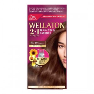 ウエラ WELLA ウエラトーン 2+1 ミルキーEX 7G 明るいウォームブラウン 白髪染め