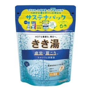 [バスクリン]きき湯 カルシウム炭酸湯 ラムネの香り 360g[医薬部外品](炭酸 疲労 肩こり 薬用入浴剤)