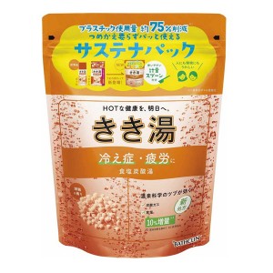 [バスクリン]きき湯 食塩炭酸湯 潮騒の香り 360g[医薬部外品](炭酸 疲労 肩こり 薬用入浴剤)