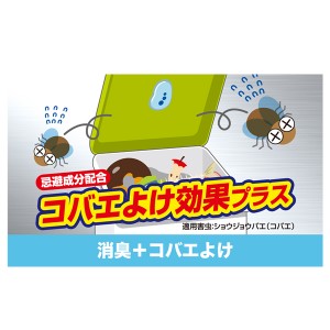 [エステー] ゴミ箱の消臭力 コバエよけ効果プラス メントールスカッシュの香り 2個(消臭剤・ごみ箱)