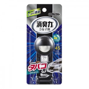 [エステー]クルマの消臭力 クリップタイプ タバコ用 スカイミント 3.2ml (約45日分 車用 消臭剤 消臭 芳香剤)