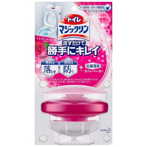 [花王]トイレマジックリン 勝手にキレイ エレガントローズの香り 本体 80g(トイレ タンク 抗菌 洗浄 掃除用品 掃除用洗剤 トイレ掃除)