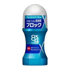 [花王]8×4 MEN（エイトフォーメン) ロールオン フレッシュソープ 60ml[医薬部外品](男性用 制汗剤 デオドラント 殺菌成分 防臭)