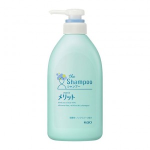 [花王]メリット シャンプー ポンプ 480ml[医薬部外品](シャンプー ヘアケア お風呂 バス用品)