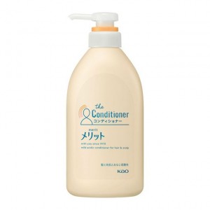 [花王]メリット コンディショナー ポンプ 480ml[医薬部外品](リンス ヘアケア お風呂 バス用品)