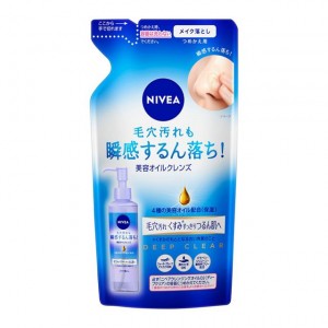 [花王]ニベア クレンジングオイル ディープクリア 詰替え用 170ml (美容オイル クレンズ メイク落とし クレンジング 保湿)