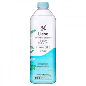 [花王]リーゼ ミントシャワー つめかえ用 340ml (寝ぐせ 寝癖 寝癖直し スタイリング剤 ミスト スプレー ヘアケア ヘアスタイリング ヘアセット 詰替)