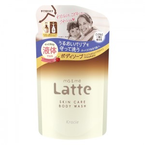 [クラシエ]マー&ミー Latte ボディソープ 詰替え用 490ml (液体 親子で使える 赤ちゃん 子供 全身 乾燥肌 保湿)