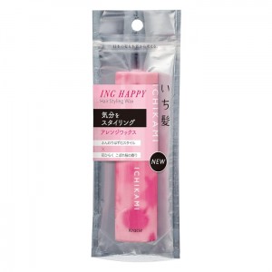 [クラシエ]いち髪 ING HAPPY アレンジワックス 28g (ヘアケア フレグランス スタイリング剤 ダメージ補修 予防 UVカット 携帯用)